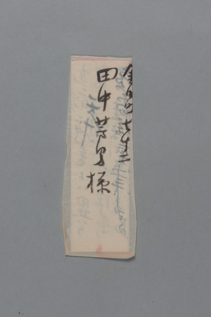 田中芳男宛松原新之助書簡